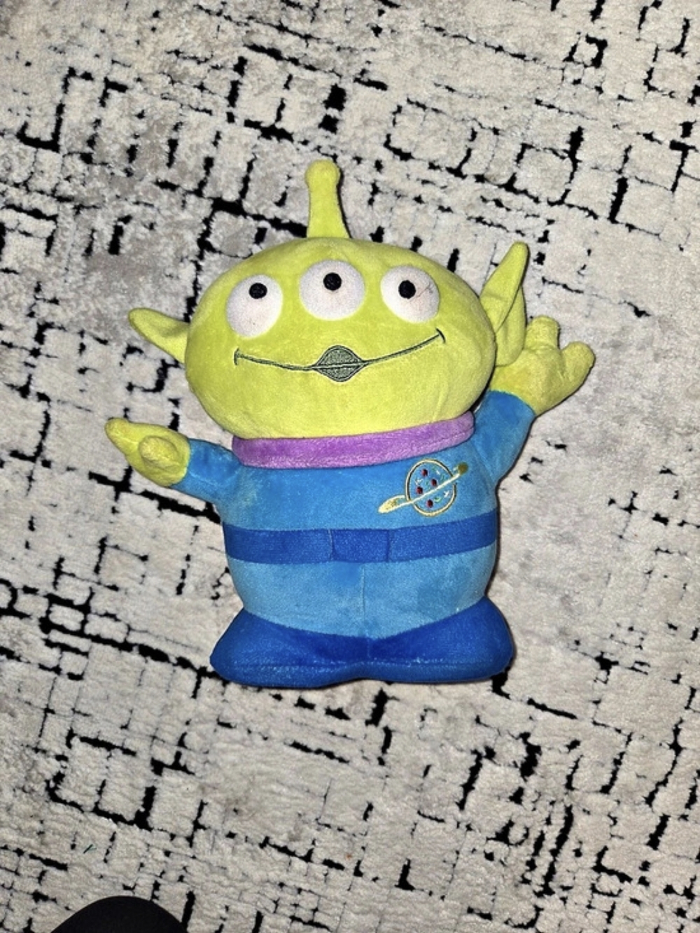 Disney Alien Plush Stuffed Animal Green & Blue